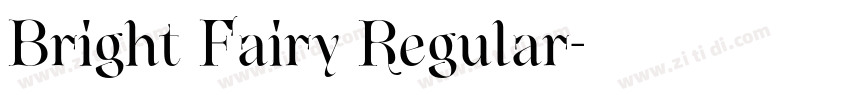 Bright Fairy Regular字体转换